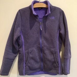 Purple North Face Fleece